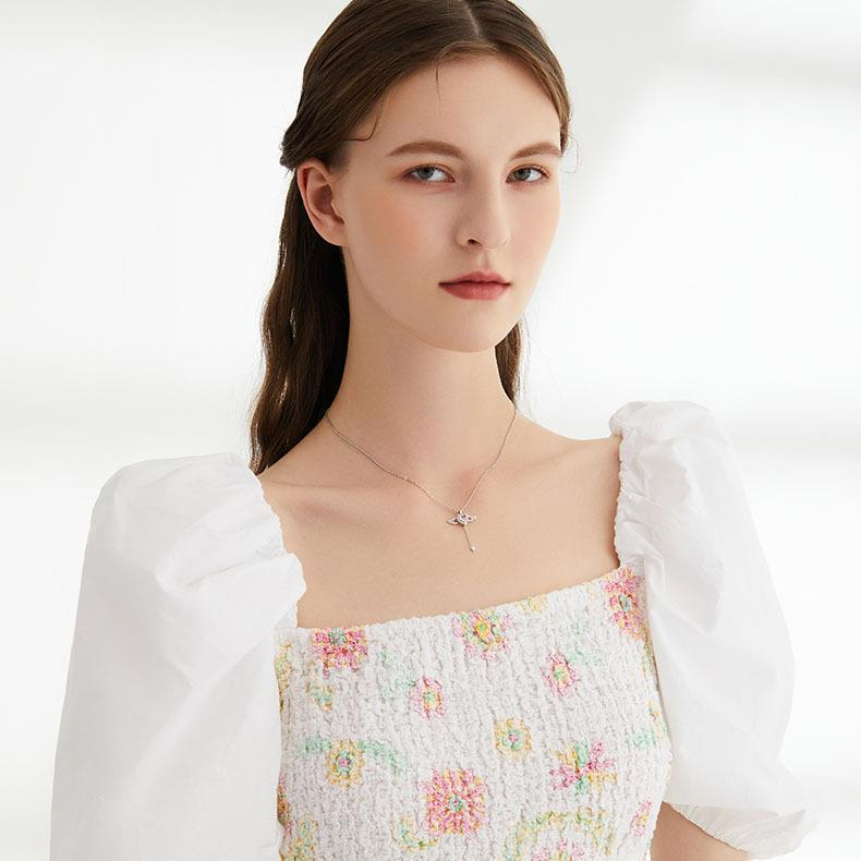 Colar Asas de Anjo + Caixa de Rosa - PARA MEU AMOR 💝