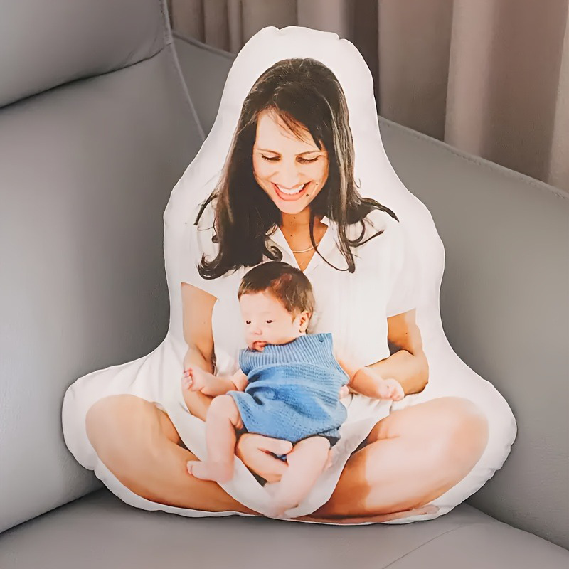 Almofada Relevo Personalizada com Foto – Um Amor em Forma de Abraço