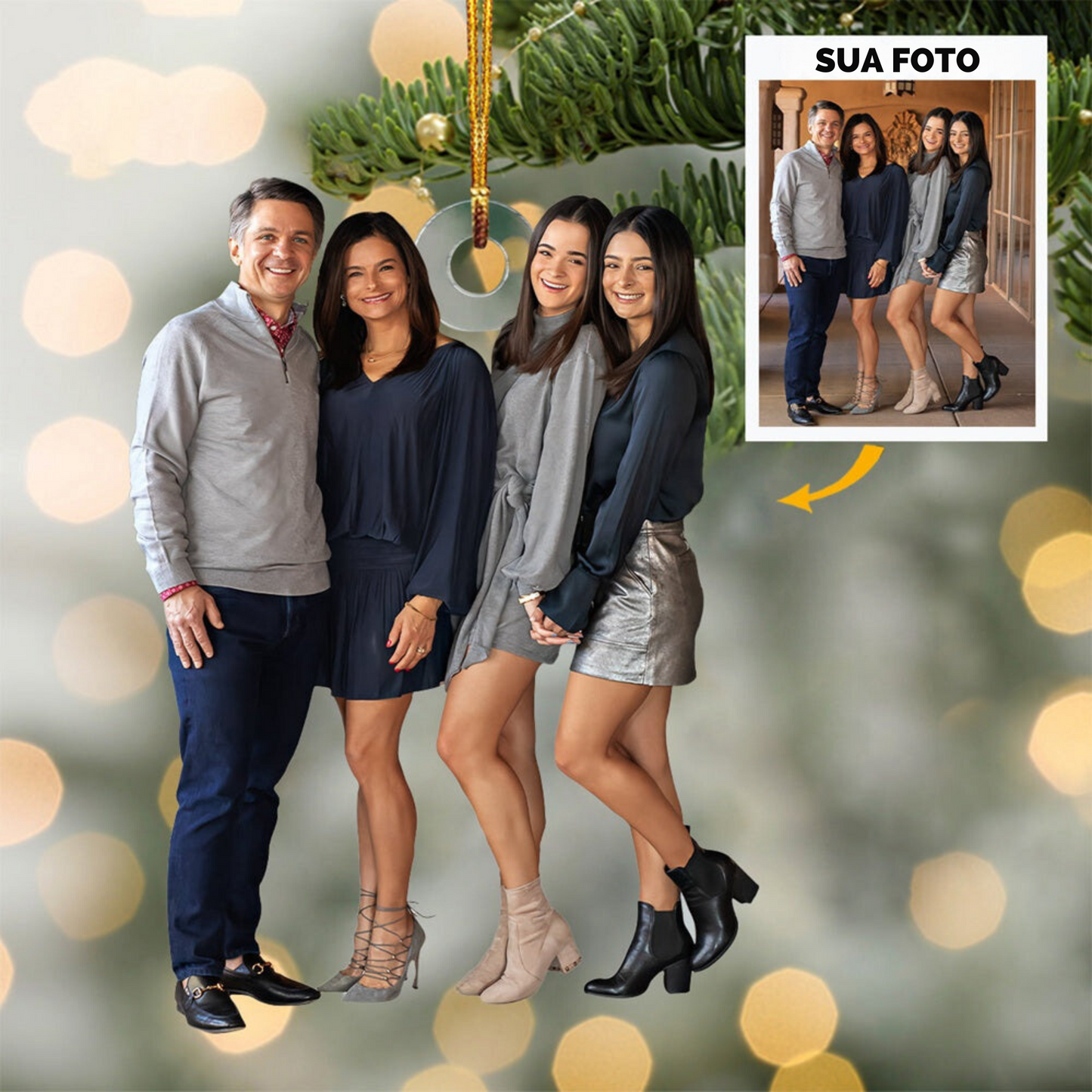 Personalize seu enfeite de foto para o Natal - Tenha um Natal Mágico