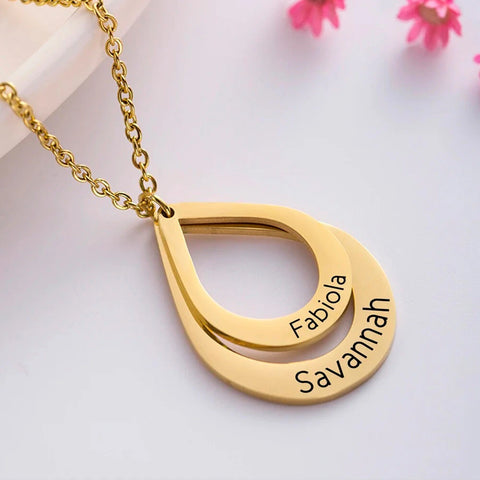 Colar Elos Personalizados - Presente Especial para as Mães