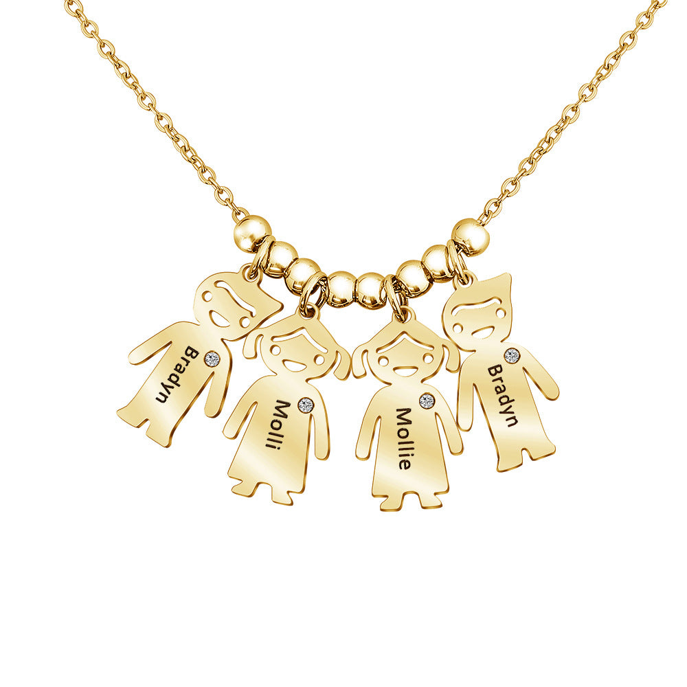 COLAR DA MAMÃE™ - Personalizável - Gravação a Laser - Aço Inoxidável | Oferta Especial Dia Das Mães!