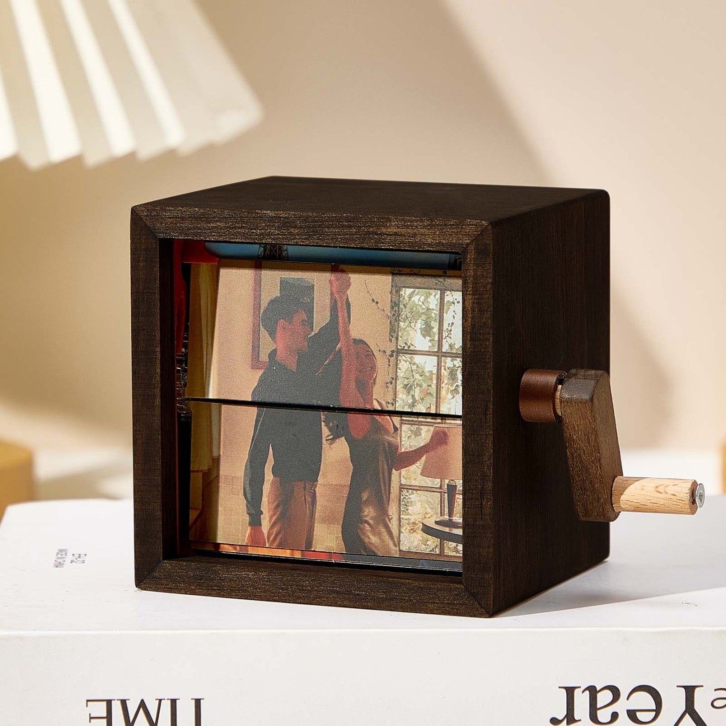 Porta-Retrato Flipbook Personalizado com Luz