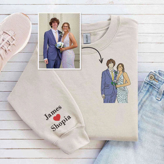 Camisa Personalizada com sua Foto | Amor Bordado