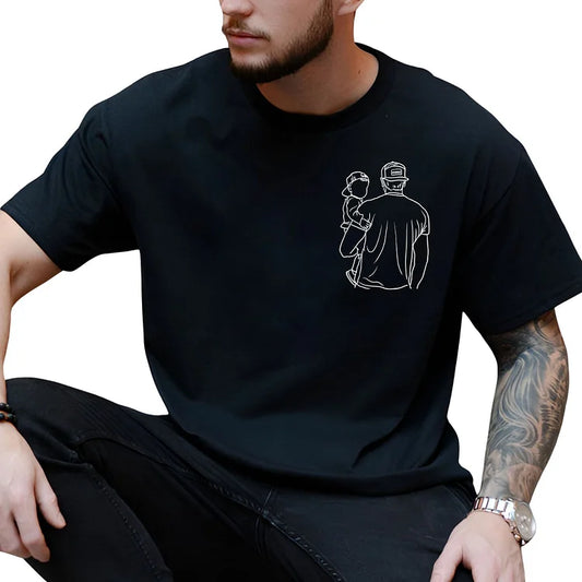 Camisa Personalizada com Fotos - Presente especial para os Pais