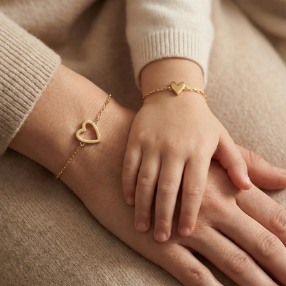 Pulseiras Coração Conectado – Mãe & Filha