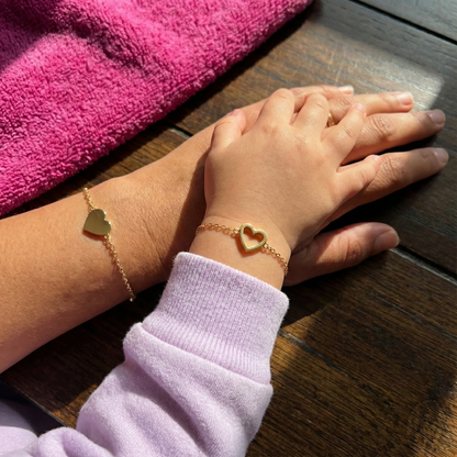 Pulseiras Coração Conectado – Mãe & Filha