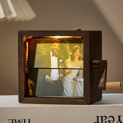 Porta-Retrato Flipbook Personalizado com Luz