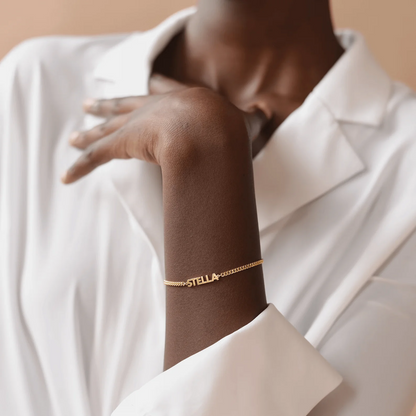 Pulseira Personalizada com Nome – Delicada & Exclusiva