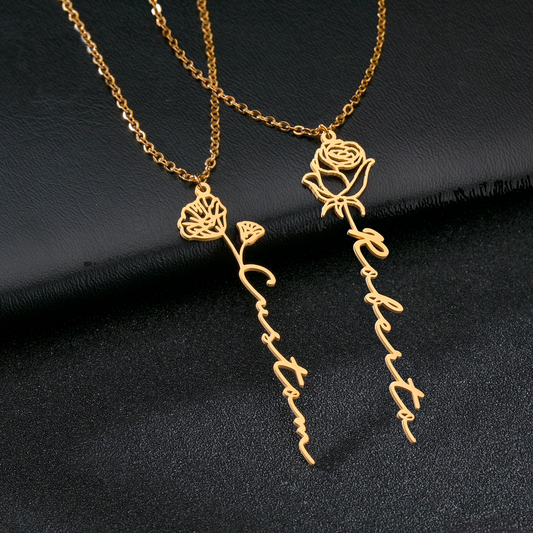 Colar de Flor Personalizado -